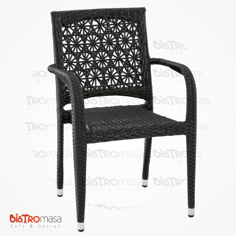 lotus-rattan-sandalye-siyah